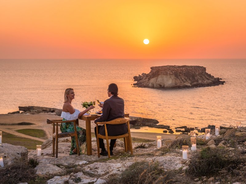 Sunset at Yeronissos Island